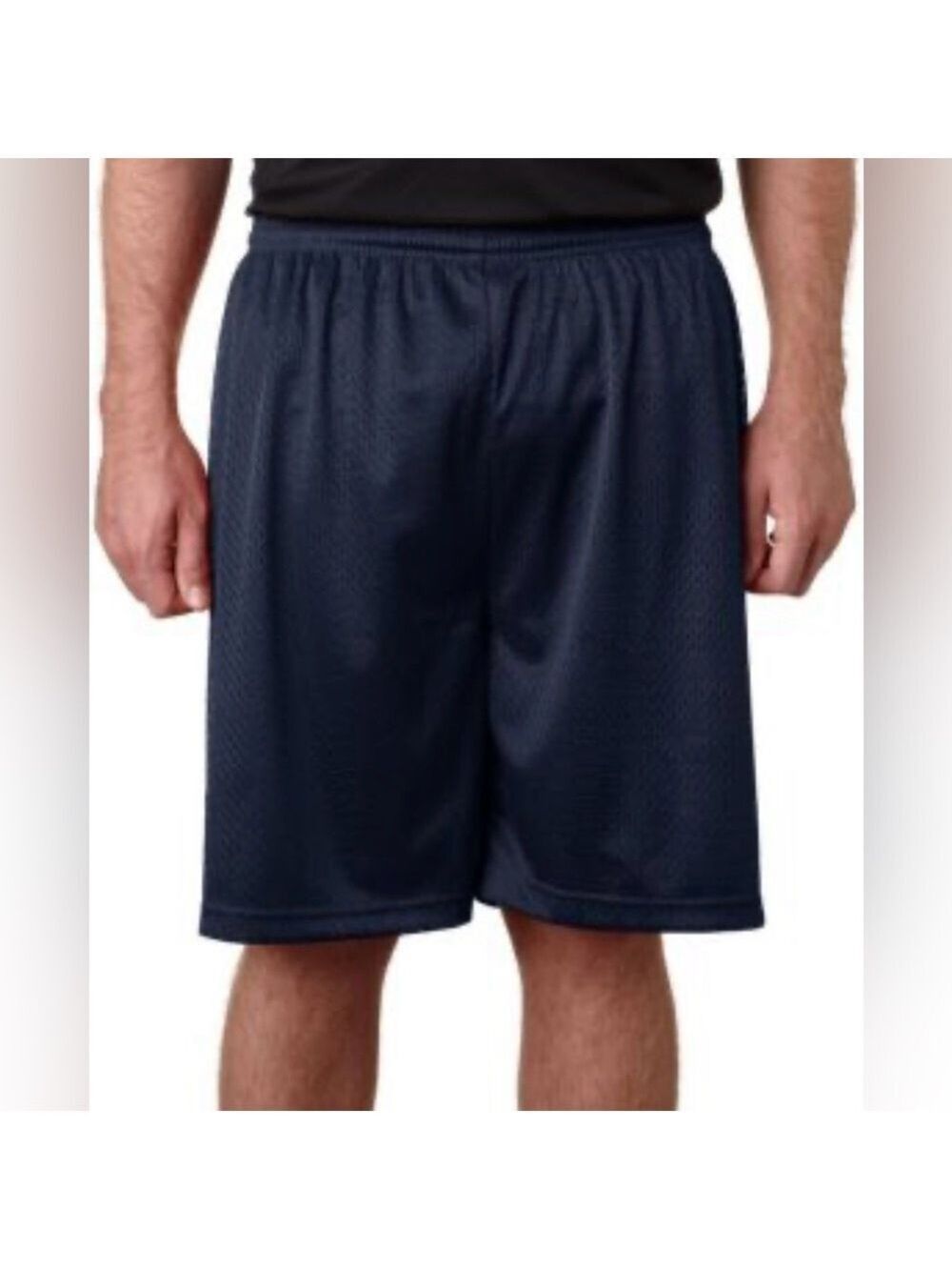 Badger Navy Athletic Drawstring Shorts NWOT